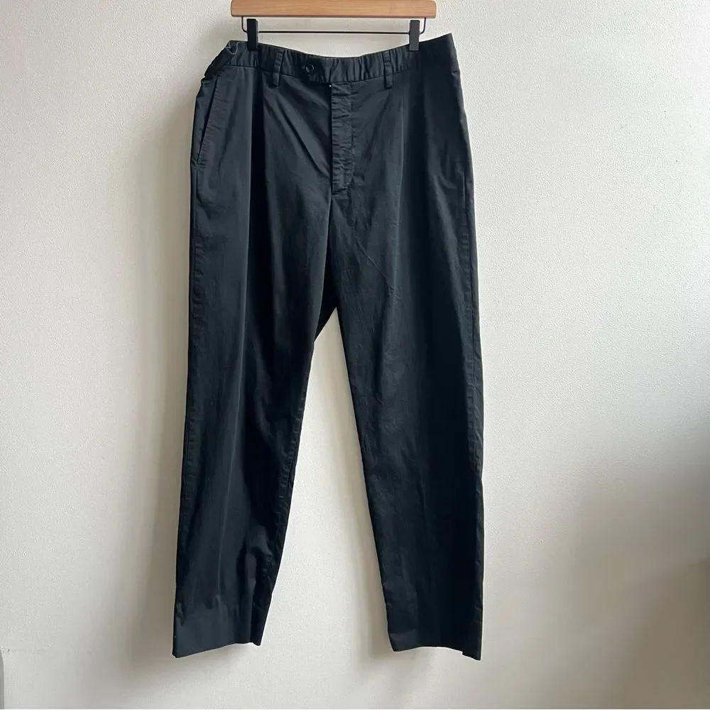Burberry Golf Mens Black Classic Plaid pocket insert Pants Size 38